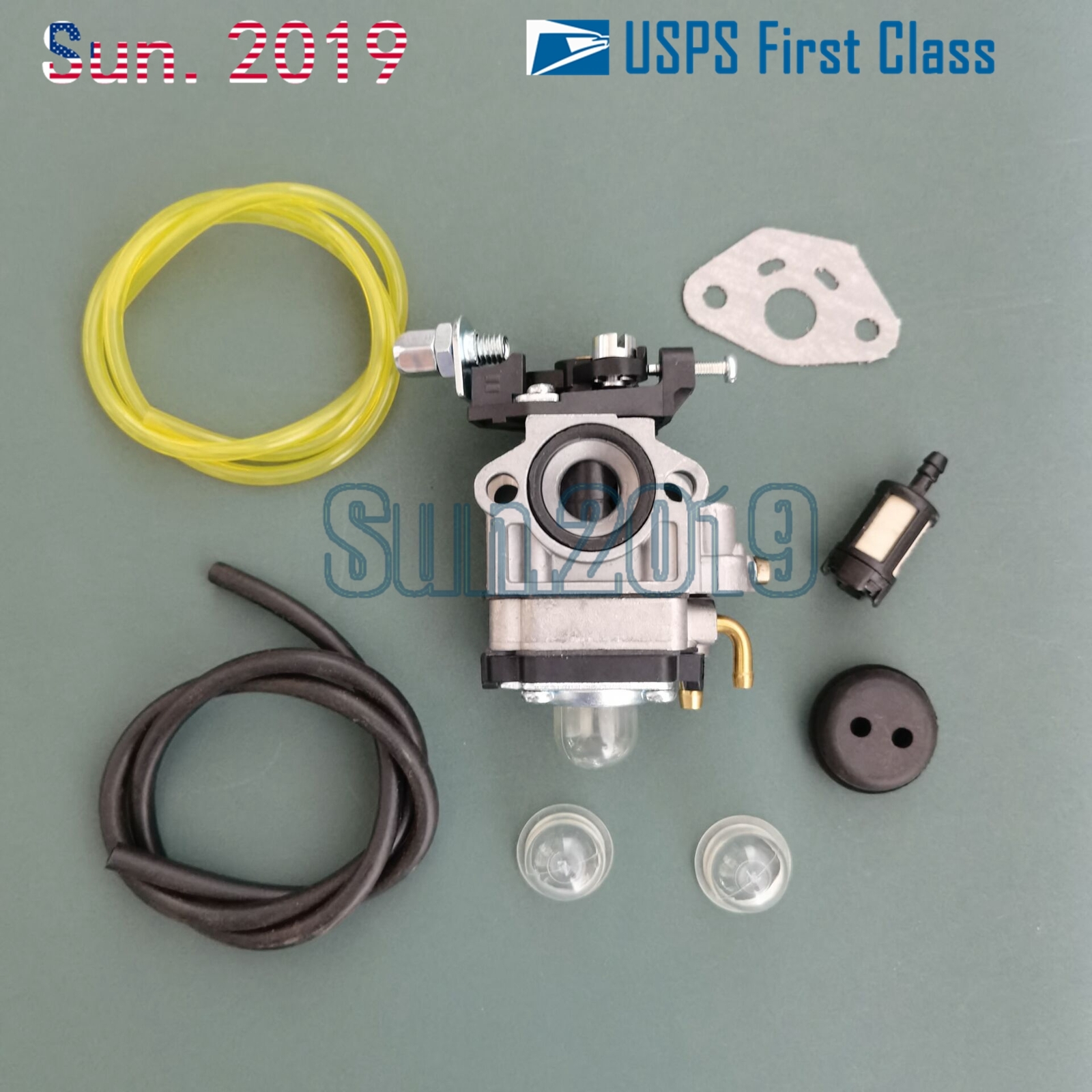 Carburetor For Jiffy Ice Auger Jiffy 2 Cycle Engines Replace 4082 Carb  Fue Line