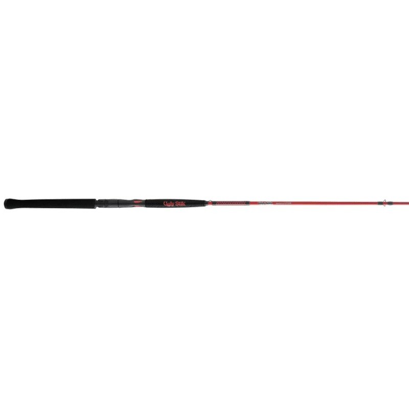 Ugly Stik Carbon Crappie Spinning Rod, 9′ Light Fishing Rod, 2 Piece