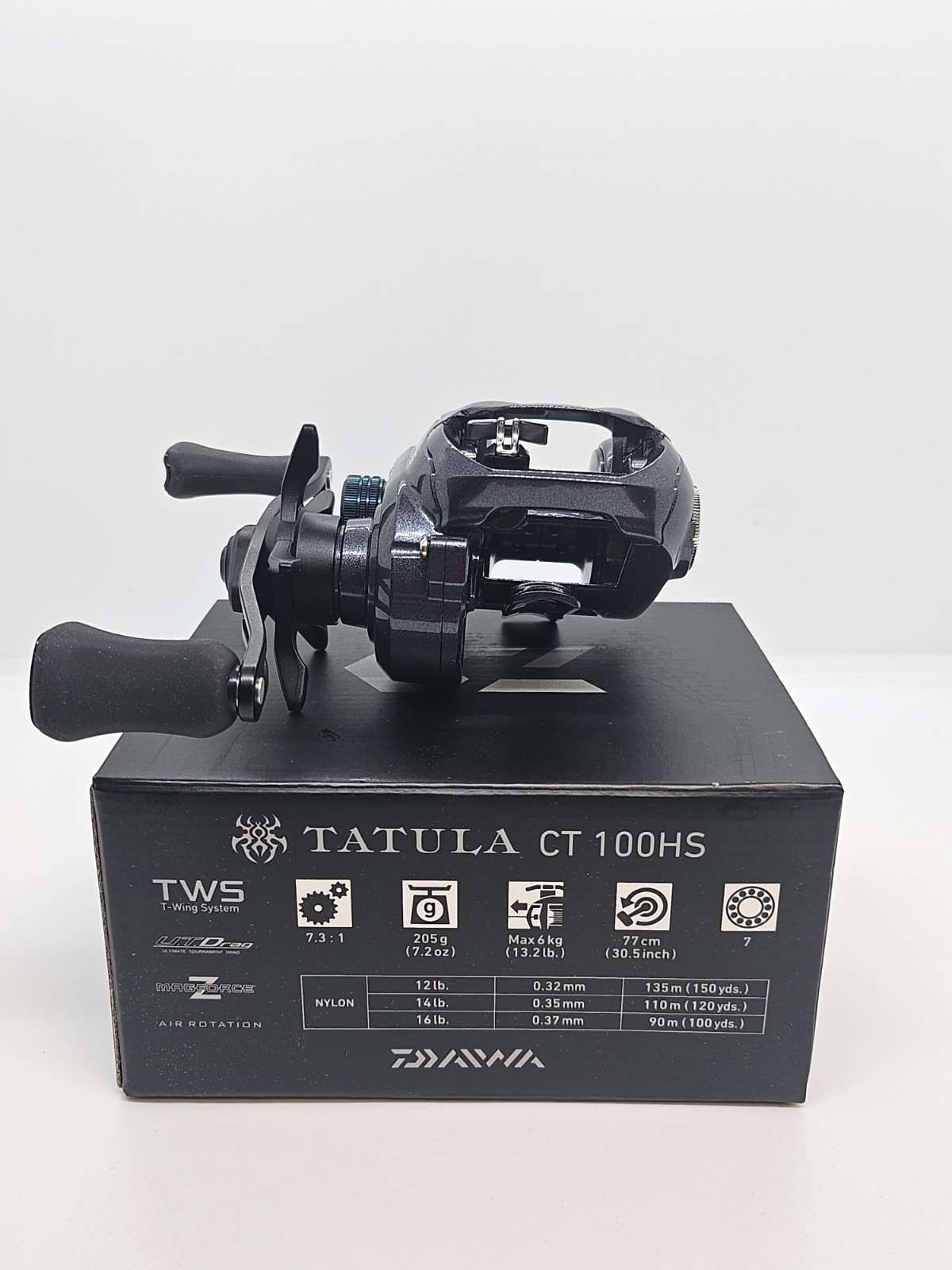Daiwa Tatula CT 8.1:1 Baitcast Reel – Black (TTUCT100XS)