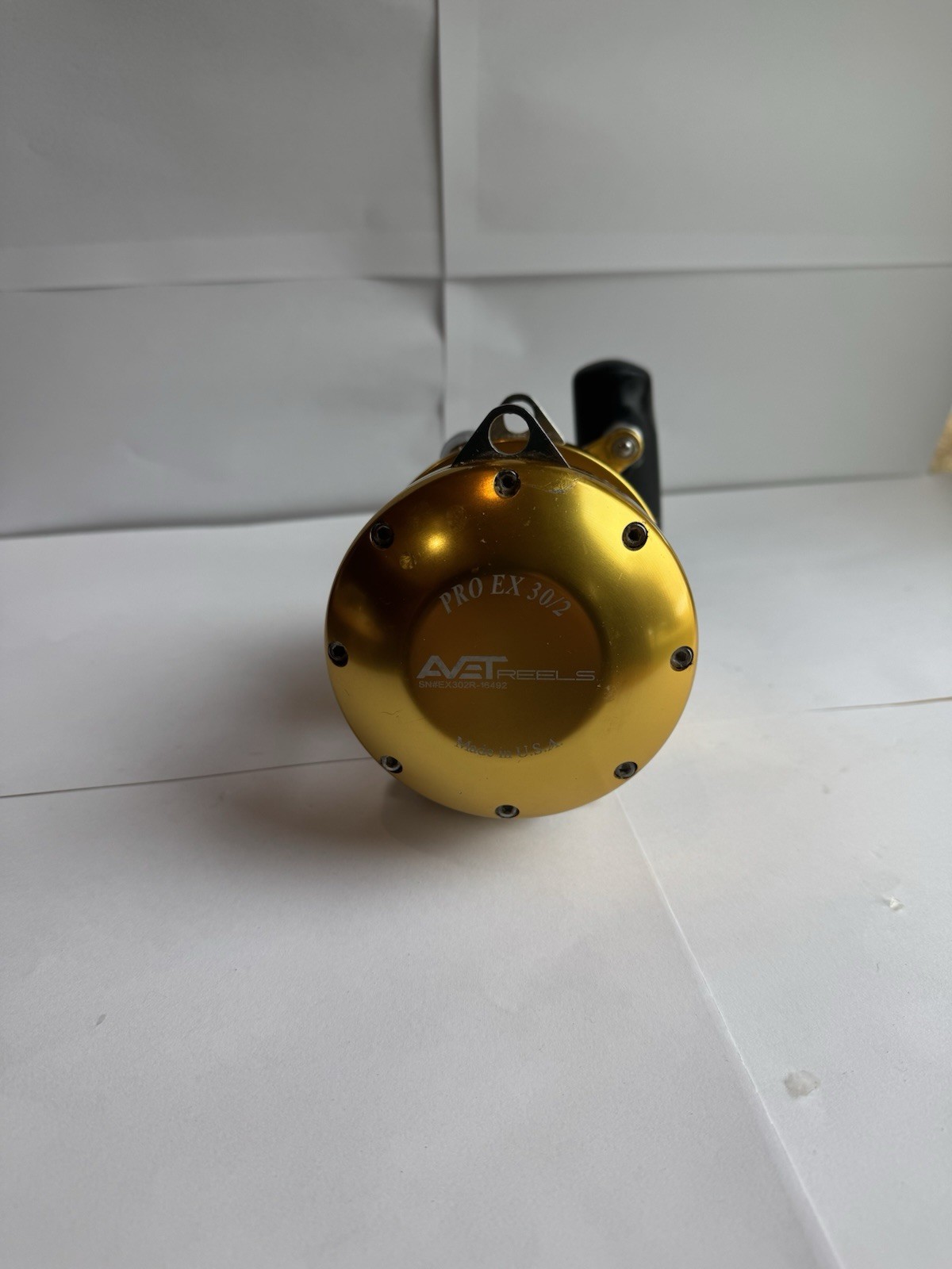 Avet EX  30/2 Two-Speed Lever Drag Reel, RH, Gold