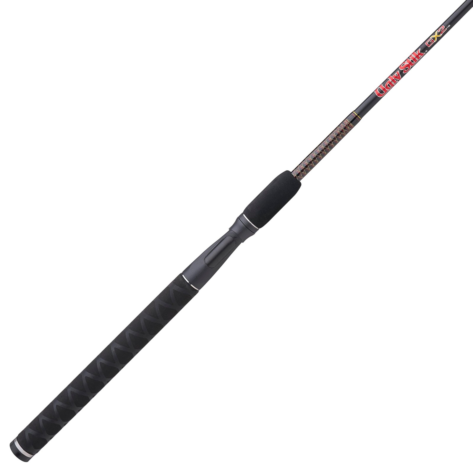 Ugly Stik GX2 6 Medium Heavy Fishing Rod Black Red Durable Construction 1pc