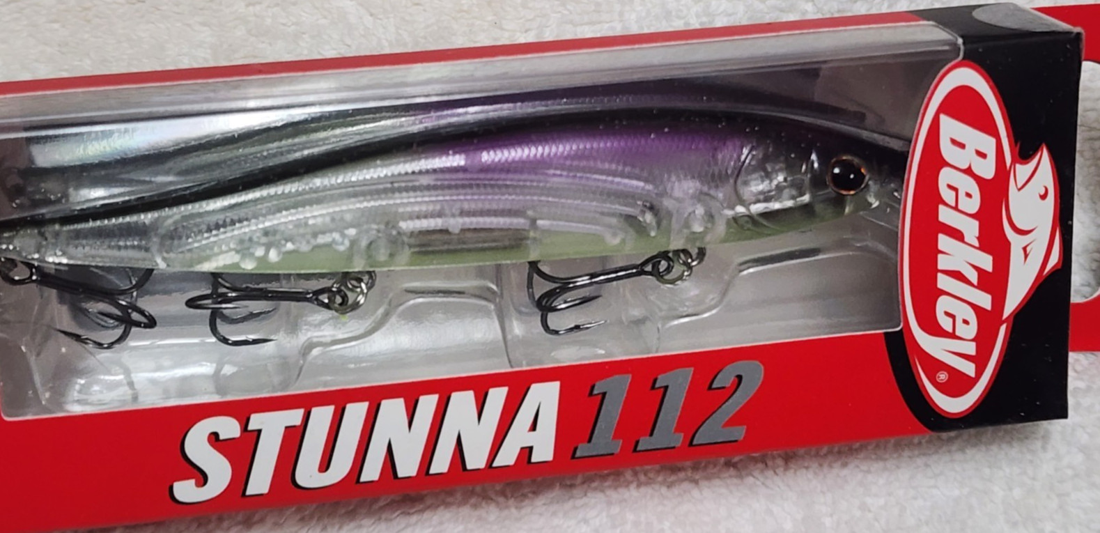 NEW Berkley Stunna 112 Slow Sinking Jerkbait Northern Lights Shad