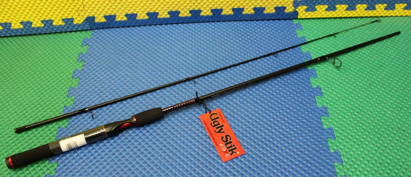 Shakespeare Ugly Stik GX2 6′ 6″ Medium 2-Pc Spinning Rod USSP662M 1264733