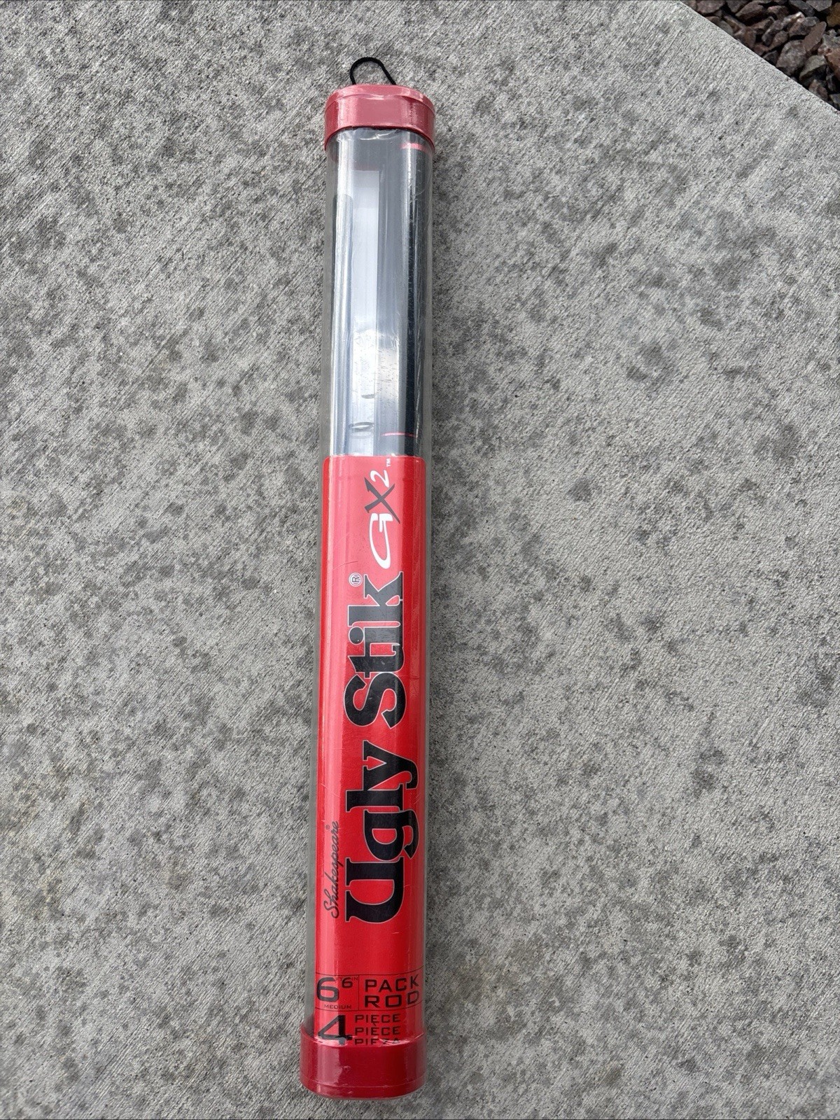 Shakespeare Ugly Stik Pack Rod GX2 6′ 6″ Medium 4-Pc Spinning USSP664M 1286736