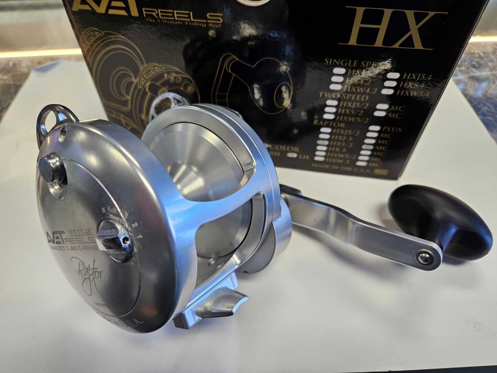 Avet HX 5/2MC Raptor Conventional Big Game 2-Speed Reel Left Hand
