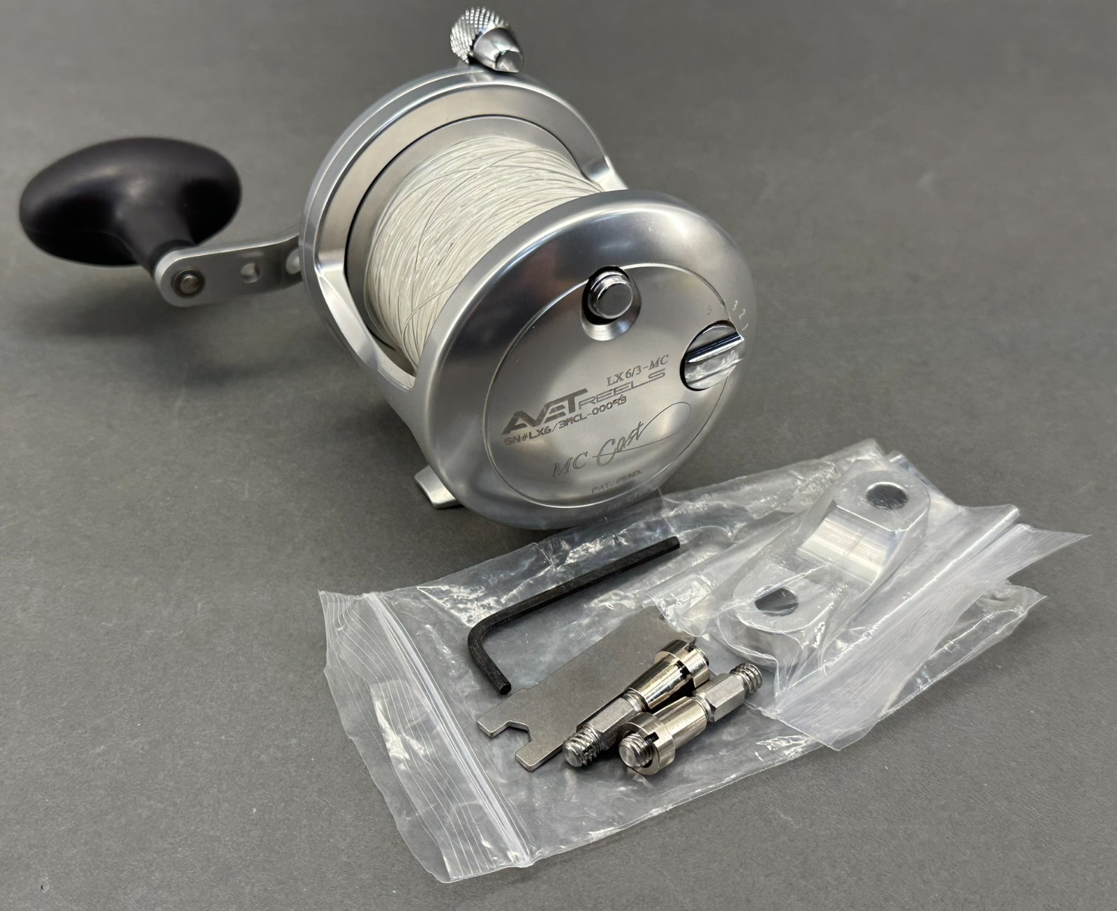 Avet LX 6/3 Mc Cast 2-Speed Lever Drag Casting Reel Left Handed #6