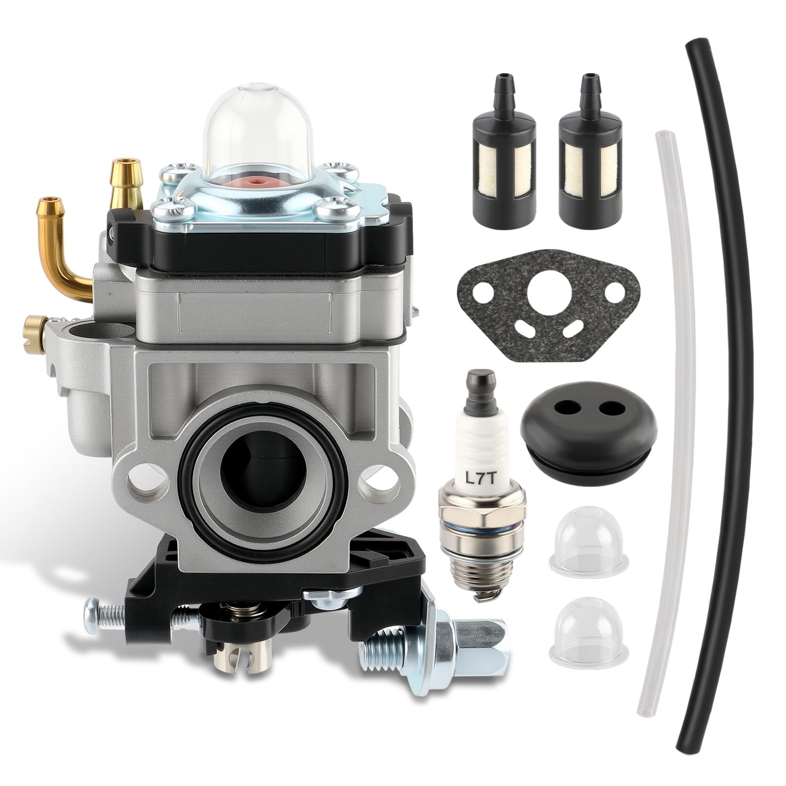 Carburetor Replace 4082 for Jiffy Ice Auger Jiffy 2 Cycle Engines Carb w/Gask…