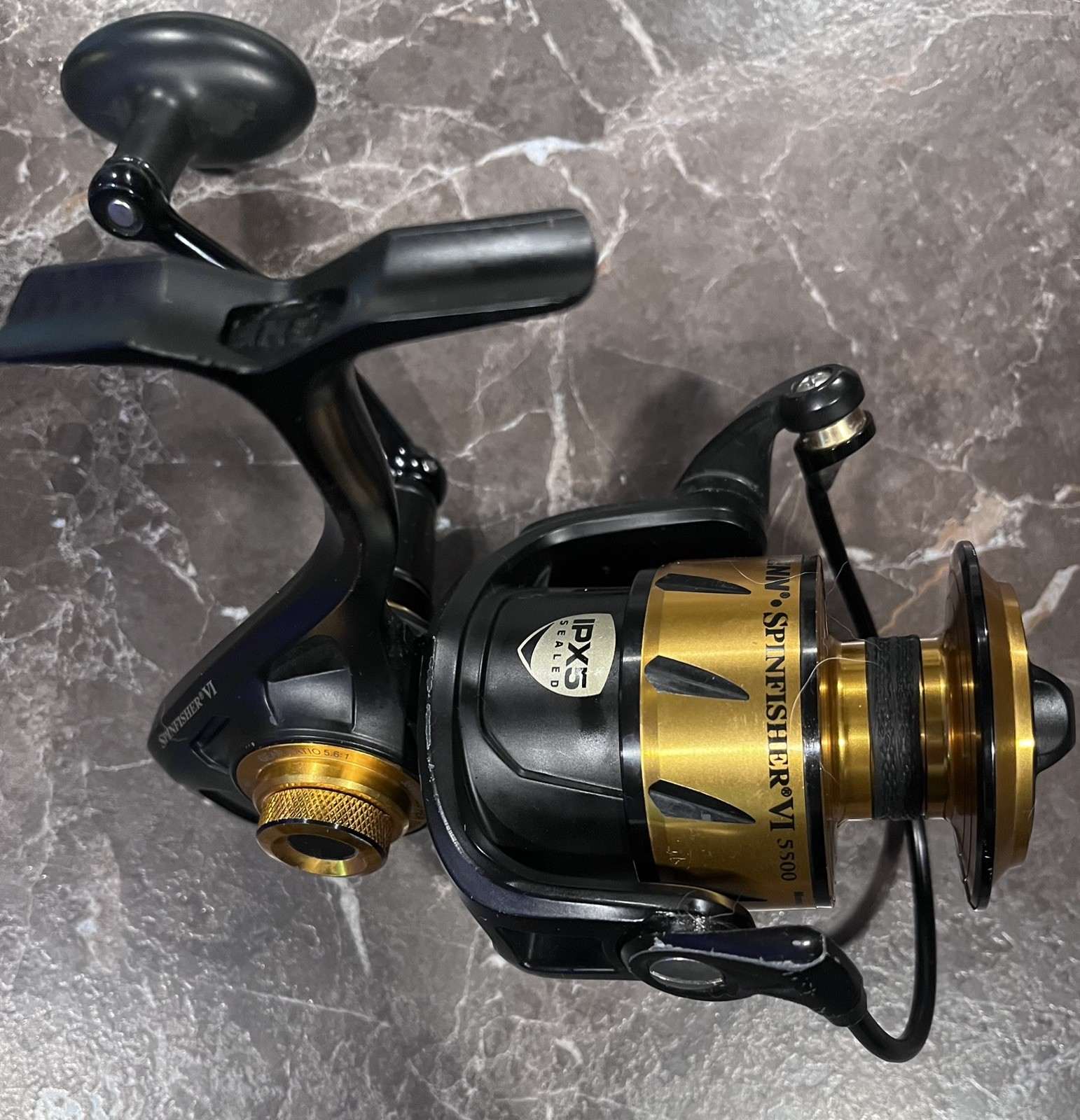PENN Spinfisher VI 5500 Salt Water Spinning Fishing Reel IPX 5 Sealed Gear Box