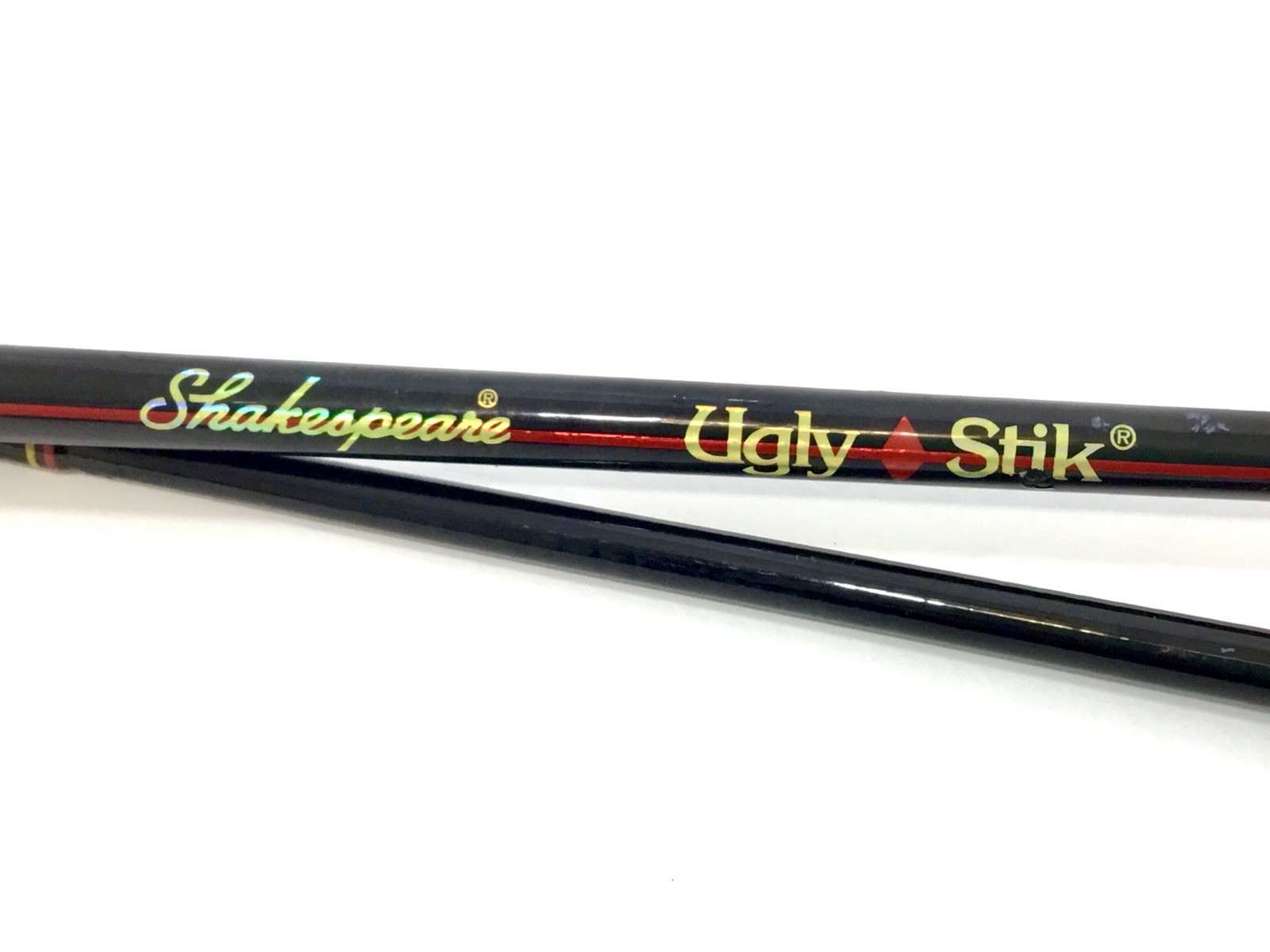 SHAKESPEARE UGLY STIK SPL 1102 5’10” 2pc M 6-15 lb Spinning Fishing Rod MINT