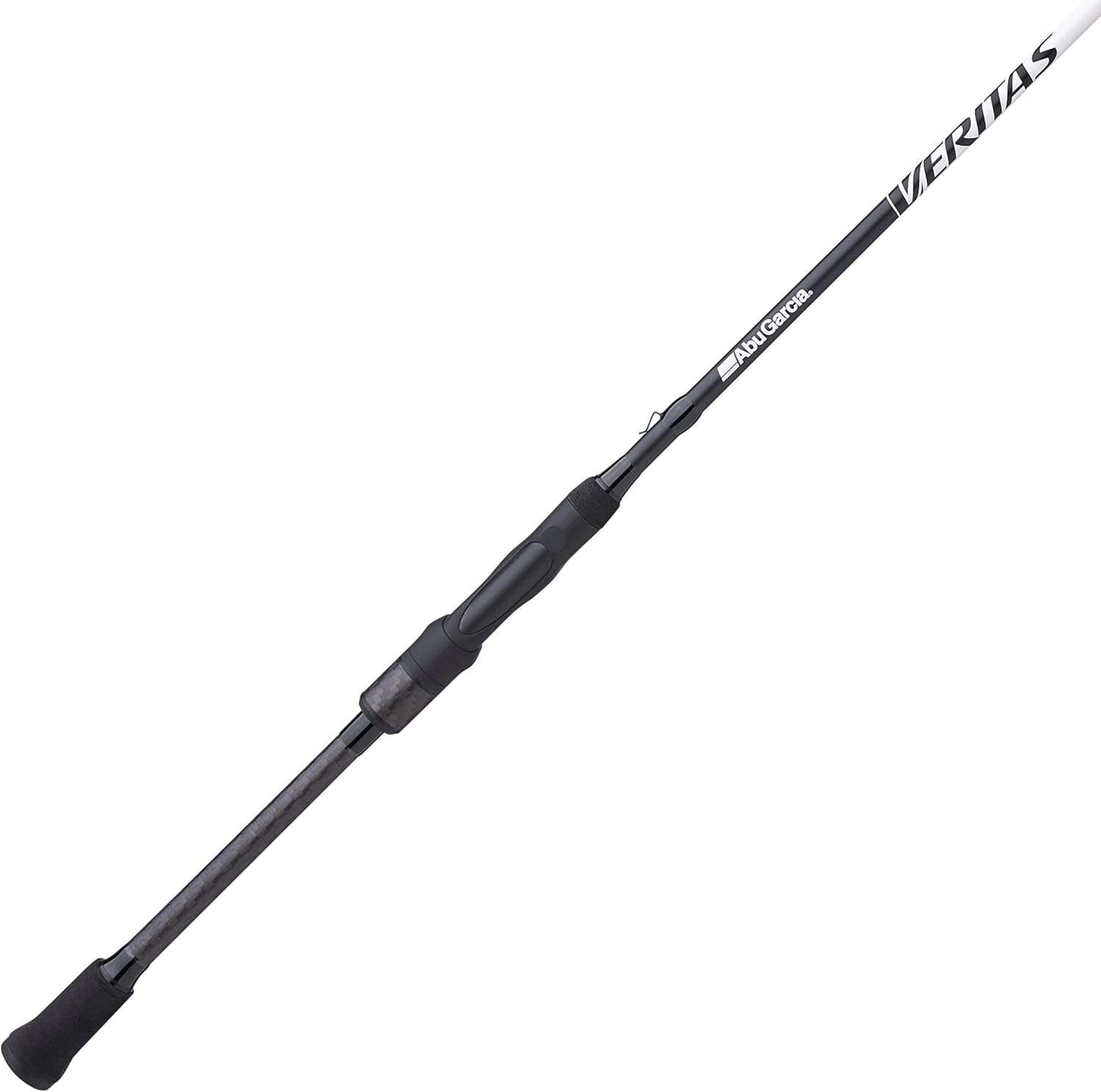 Abu Garcia Veritas Spinning Fishing Rod 6’6″ – M – 2pc – Fast, Black