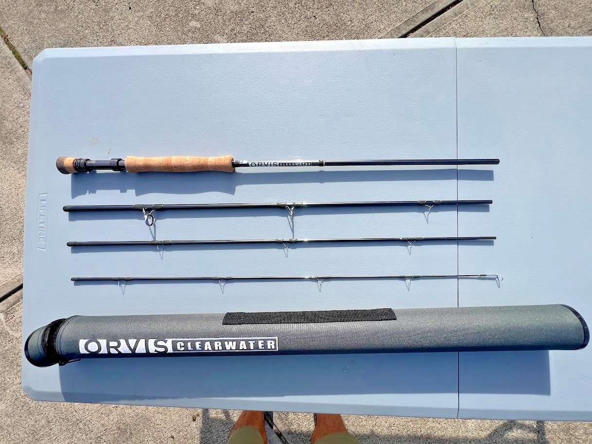 ORVIS CLEARWATER 910-4 2S7X5151 9′ 10WT 4-PIECE FLY FISHING ROD