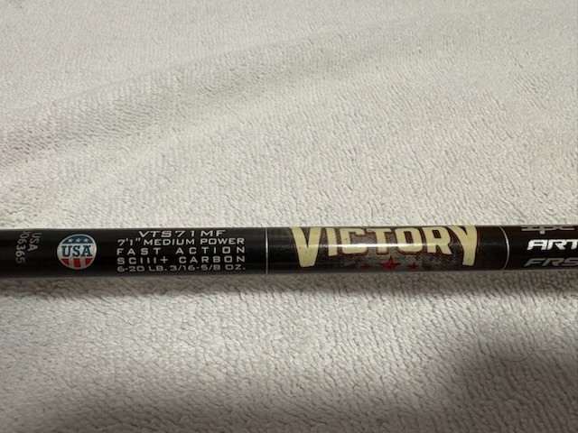 St. Croix Victory Spinning Rod, 7’1″ (VTS71MF)