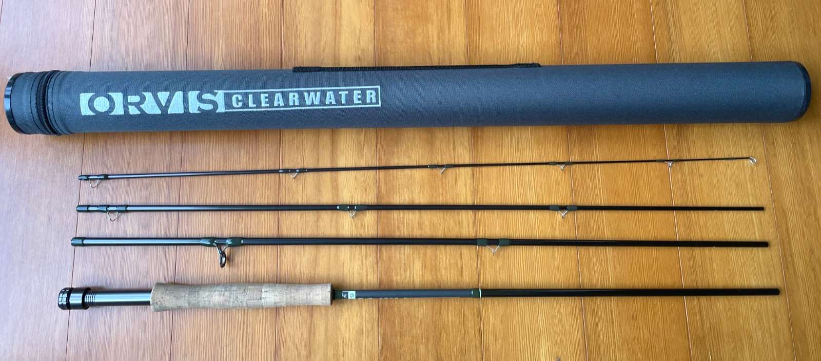 Orvis Clearwater 906-4 #6 Line 9′ 3-1/4oz  4P Tube Used Fly Fishing Rod Carbon