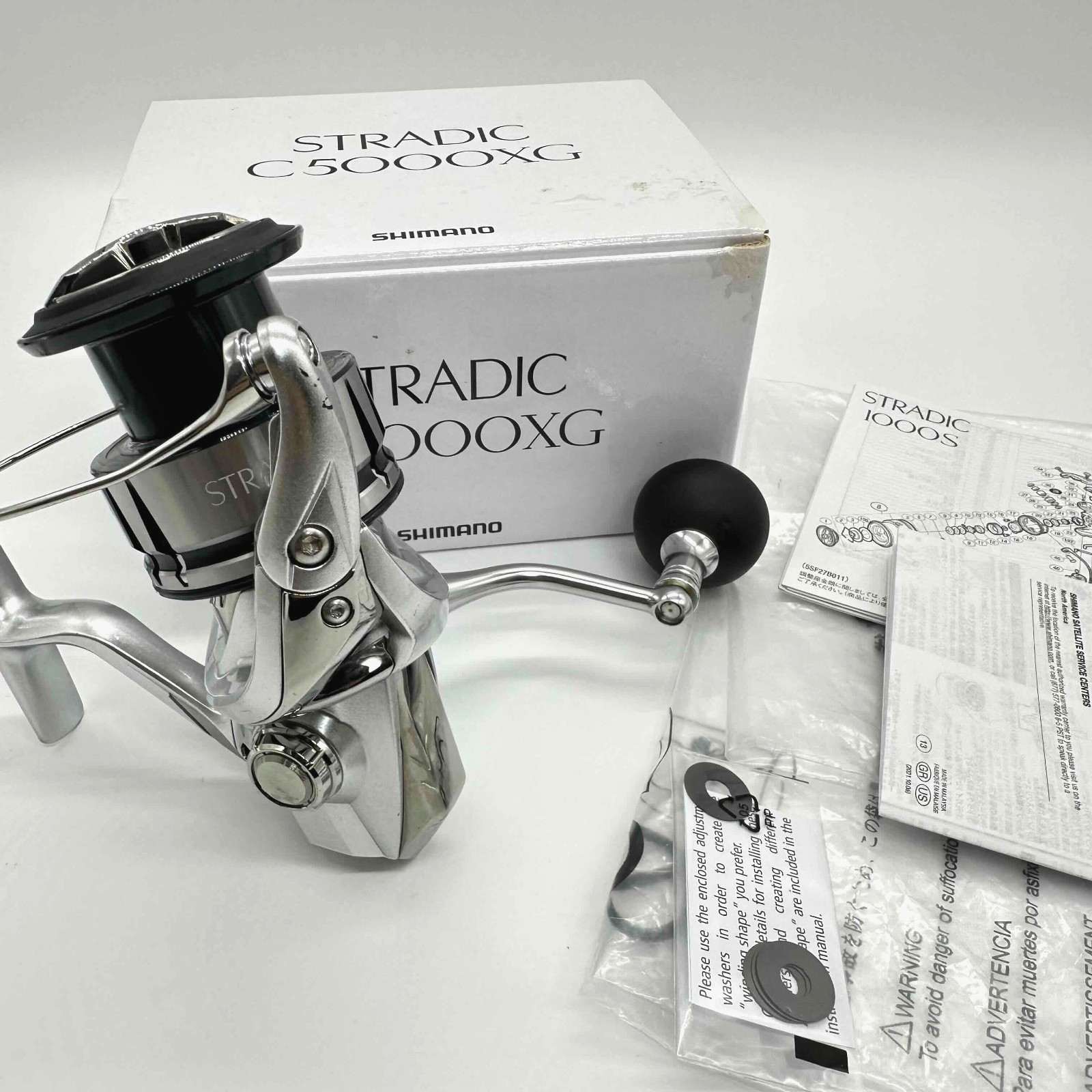 19 Shimano STRADIC FL C5000XG Spinning Fishing Reel Used in japan Good condition