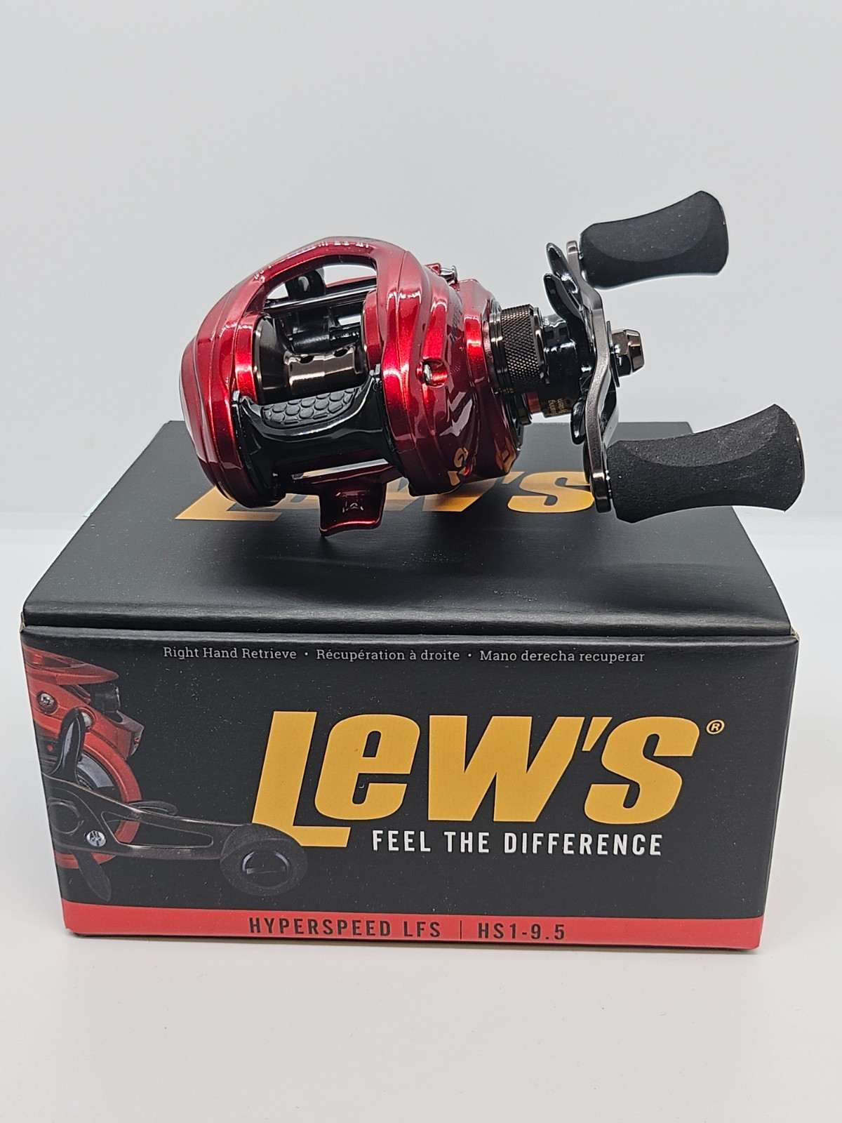 Lew’s Hyperspeed Freshwater Baitcasting Fishing Reel LFS HS1-9.5, 10BB, 9.5:1