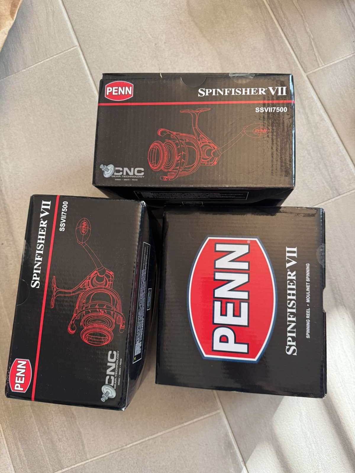 PENN Spinfisher VII 7500 Spinning Reel – New In Box SSVII7500