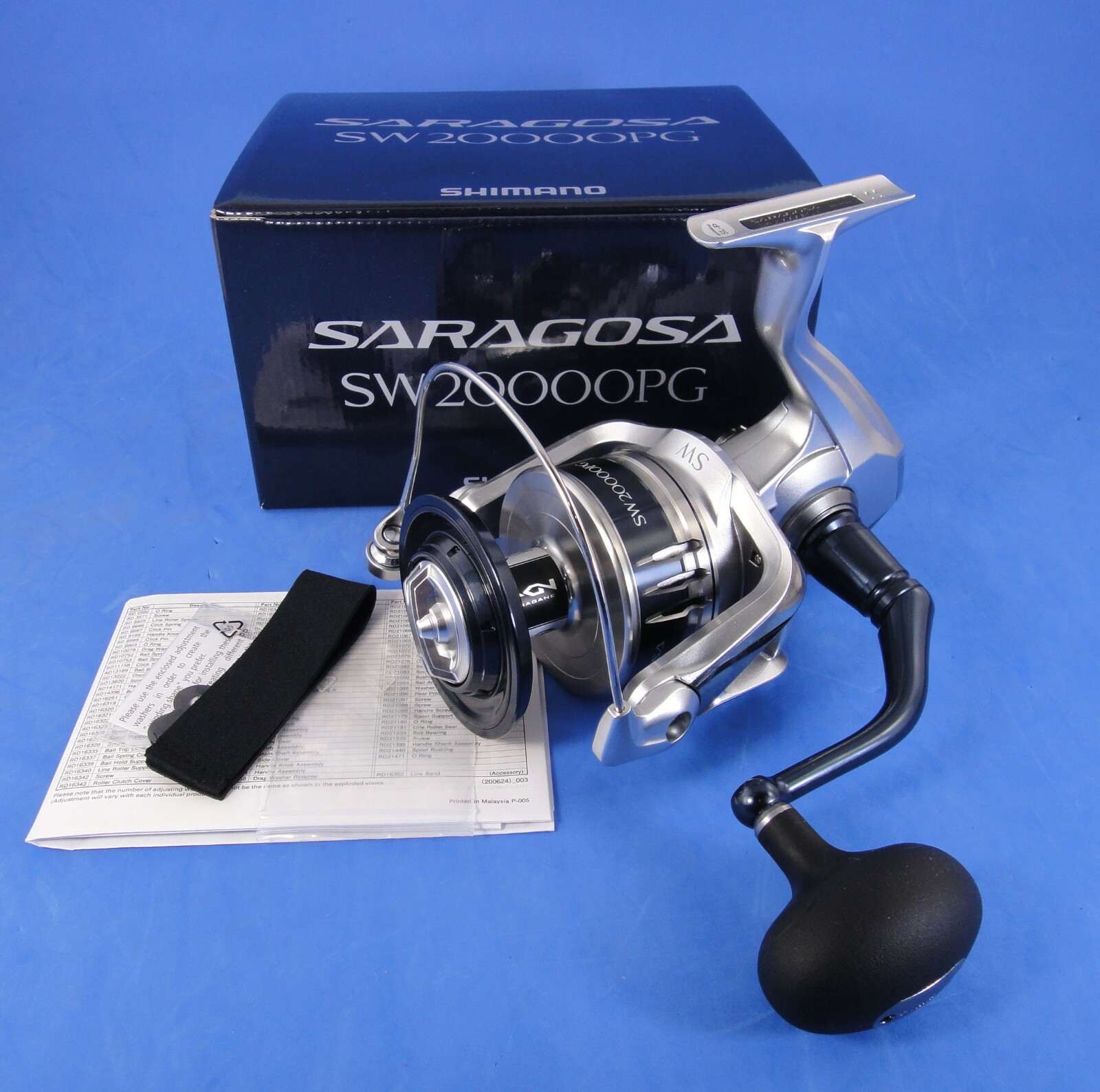 20′ NEW SHIMANO SARAGOSA SW A 20000PG 20000 PG SWA SERIES REEL *U.S SELLER*