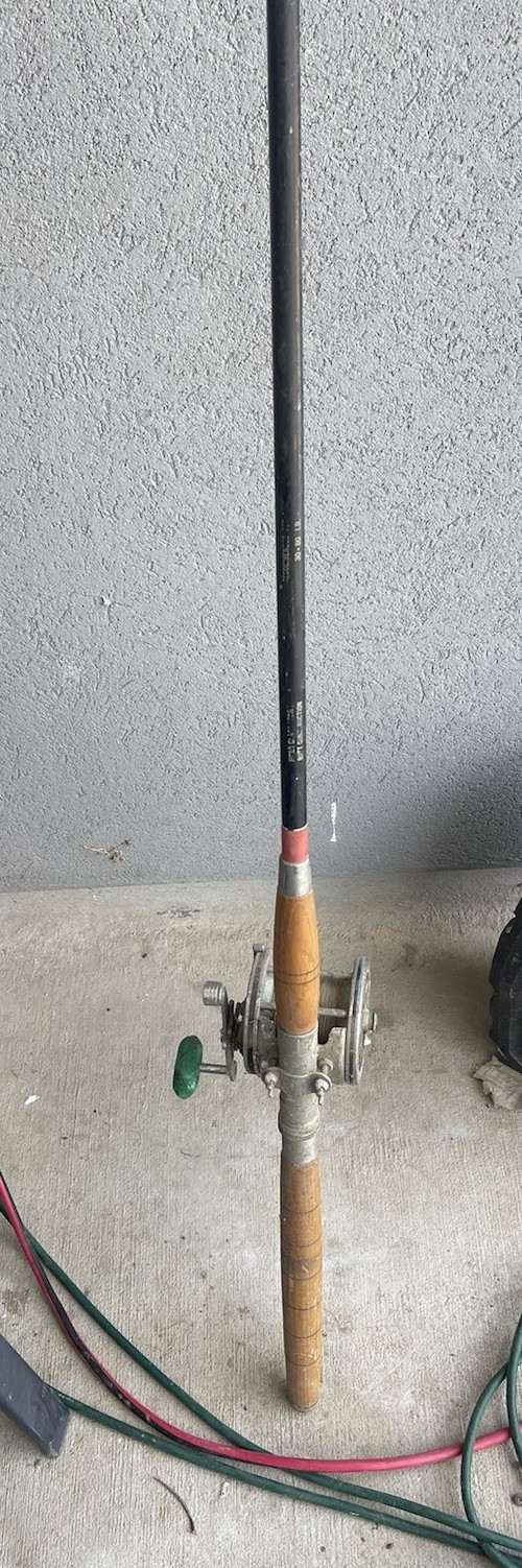 Vintage St Lacroix Fishing Rod And Penn Senator Reel 4/0 Free Shipping!