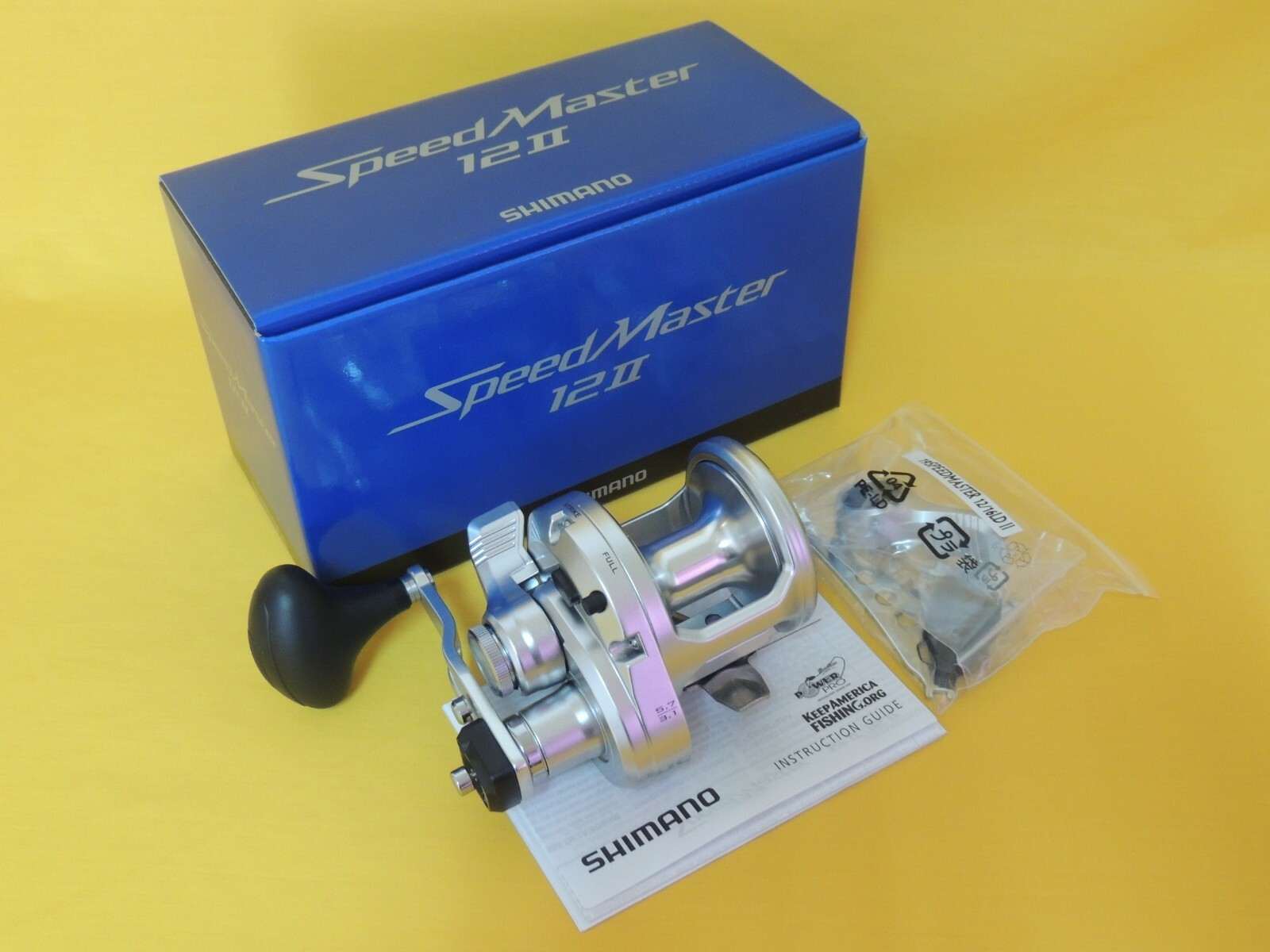 NEW SHIMANO SPEEDMASTER 12 II 2 speed LEVER DRAG REEL *1-3 DAYS FAST DELIVERY*