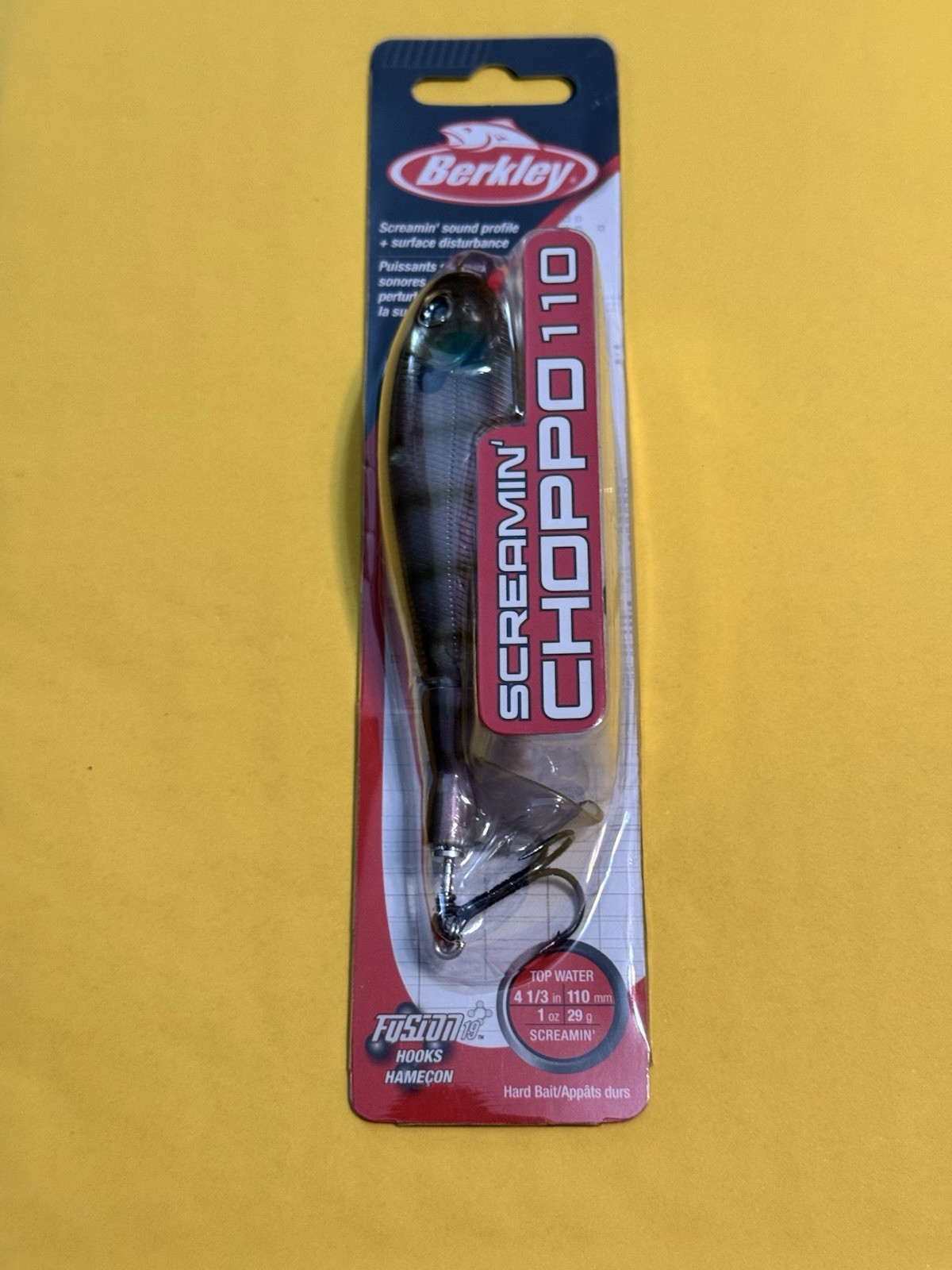 Berkley Screaming Choppo 110 4 1/3” 1oz   Ghost Bluegill