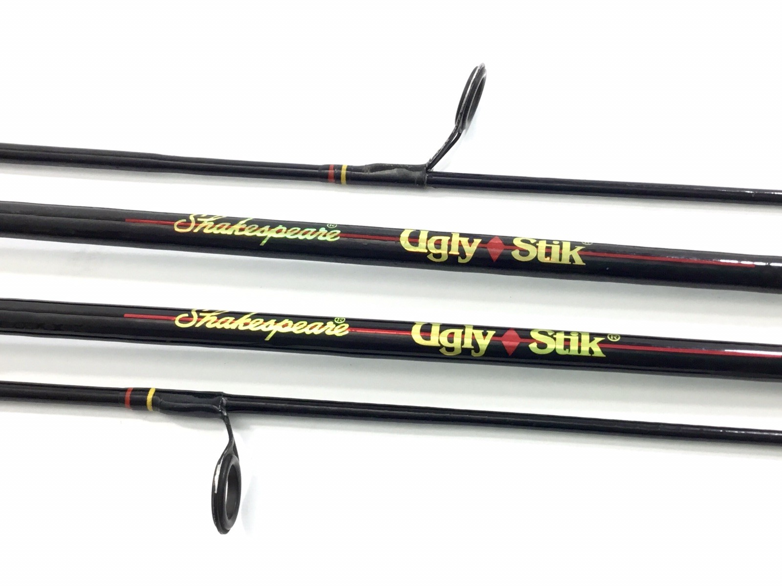 Lot of 2 Shakespeare Ugly Stik Fishing Rods 5′ Light Action 2 Piece SPL1101