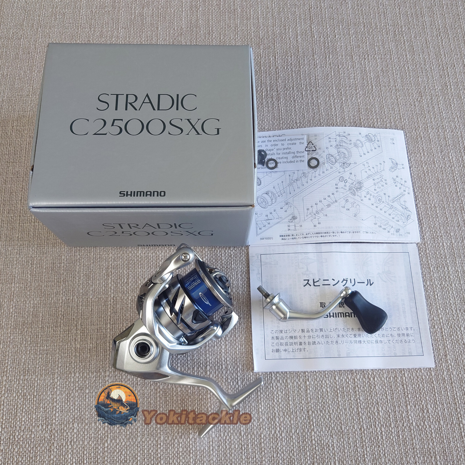 Shimano 2023 STRADIC C2500SXG Spinning Reel-Watch Our ProductVideo