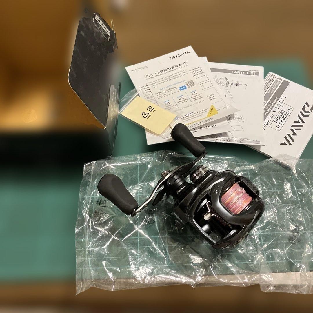 Daiwa Tatula TW300XH Casting Reel, Used, 200m PE Line, 50lb Leader