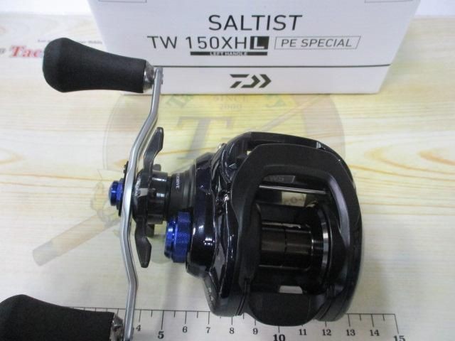 Daiwa 23 Saltist TW 150XHL PE SP Bait Casting Reels Used