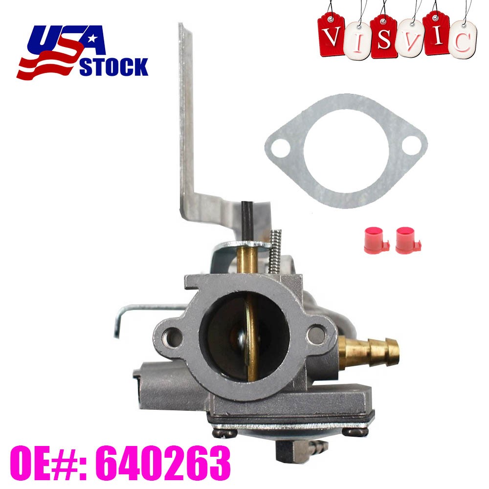 AV520 Carburetor Kit 640290 640263 For Tecumseh Jiffy Ice Auger Model 30 31 Rep