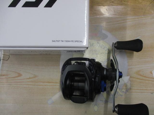 Daiwa 23 Saltist TW 150XH PE SP Bait Casting Reels Used