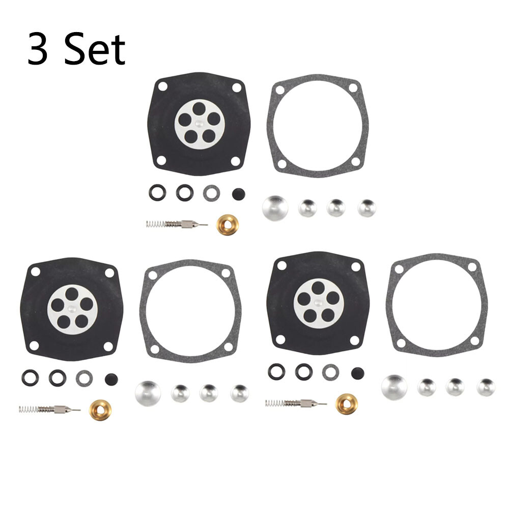 3 Set Carburetor Rebuilt Kit For Tecumseh 630978 630932 Jiffy Ice Auger 30 & 31