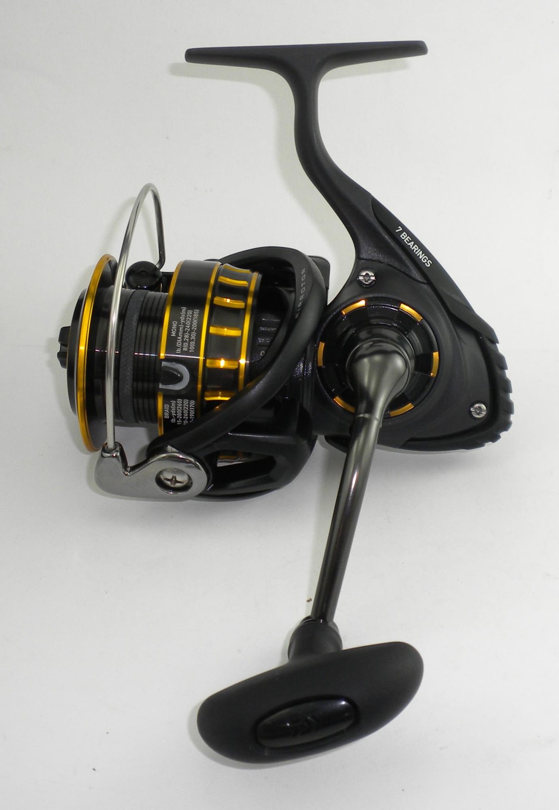 Daiwa BG3000 Black Gold Spinning Reel 12/170 yd Gear Ratio 5.6-1