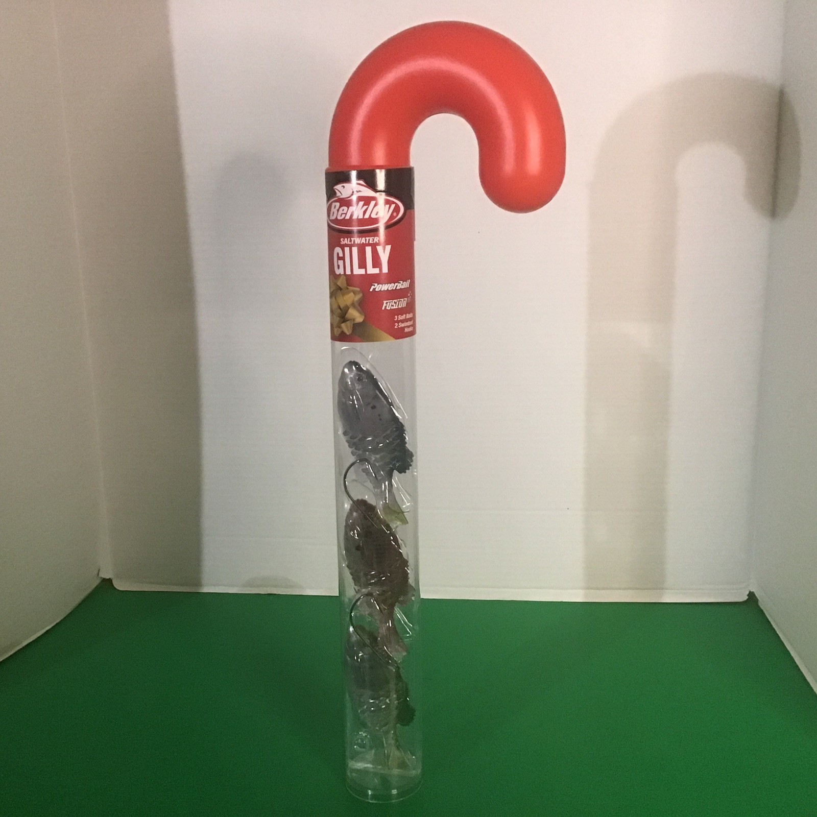 Berkley Saltwater Gilly lure gift set 3 Soft lures, 2 hooks Large Swimmer Fusion