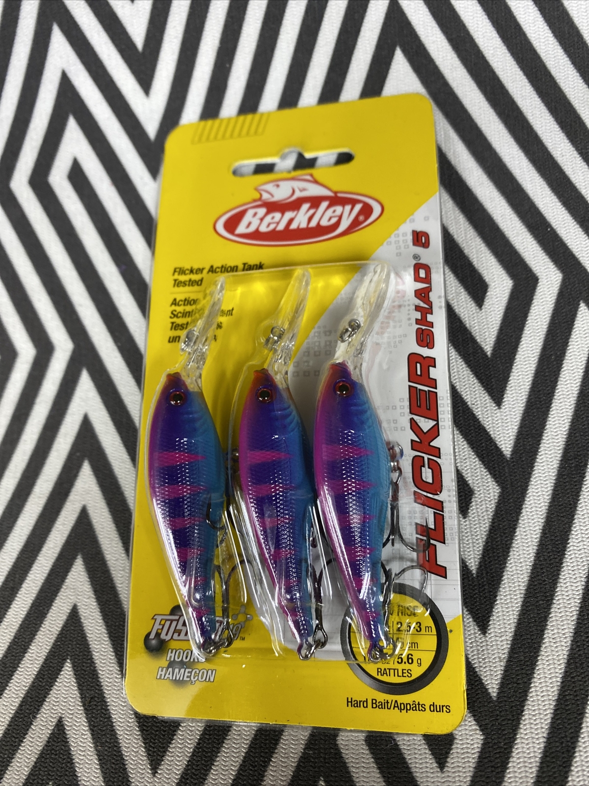 Berkley Flicker Shad 5 Fleet Farm Custom Party Perch 3 Pack – Great for Walleye!