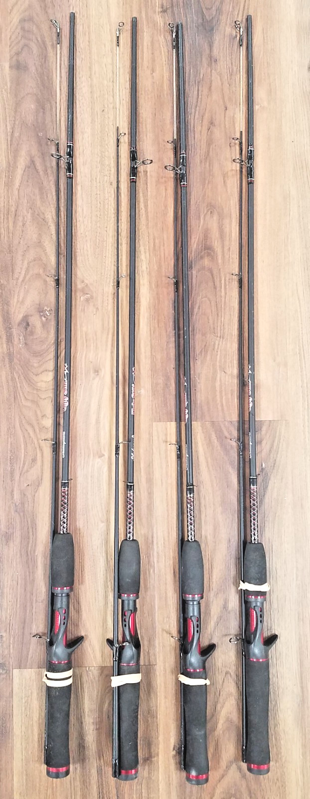 Shakespeare Ugly Stick GX2 USCA602M 6ft  2Pc Casting Rod Medium Action Lot of 4