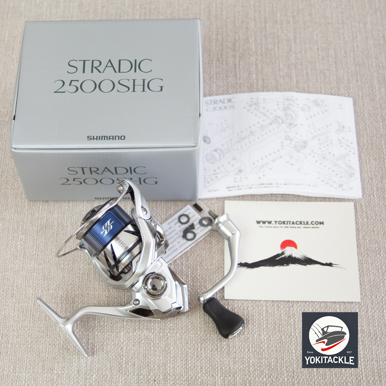 Shimano 2023 STRADIC 2500SHG Spinning Reel -Watch Our ProductVideo