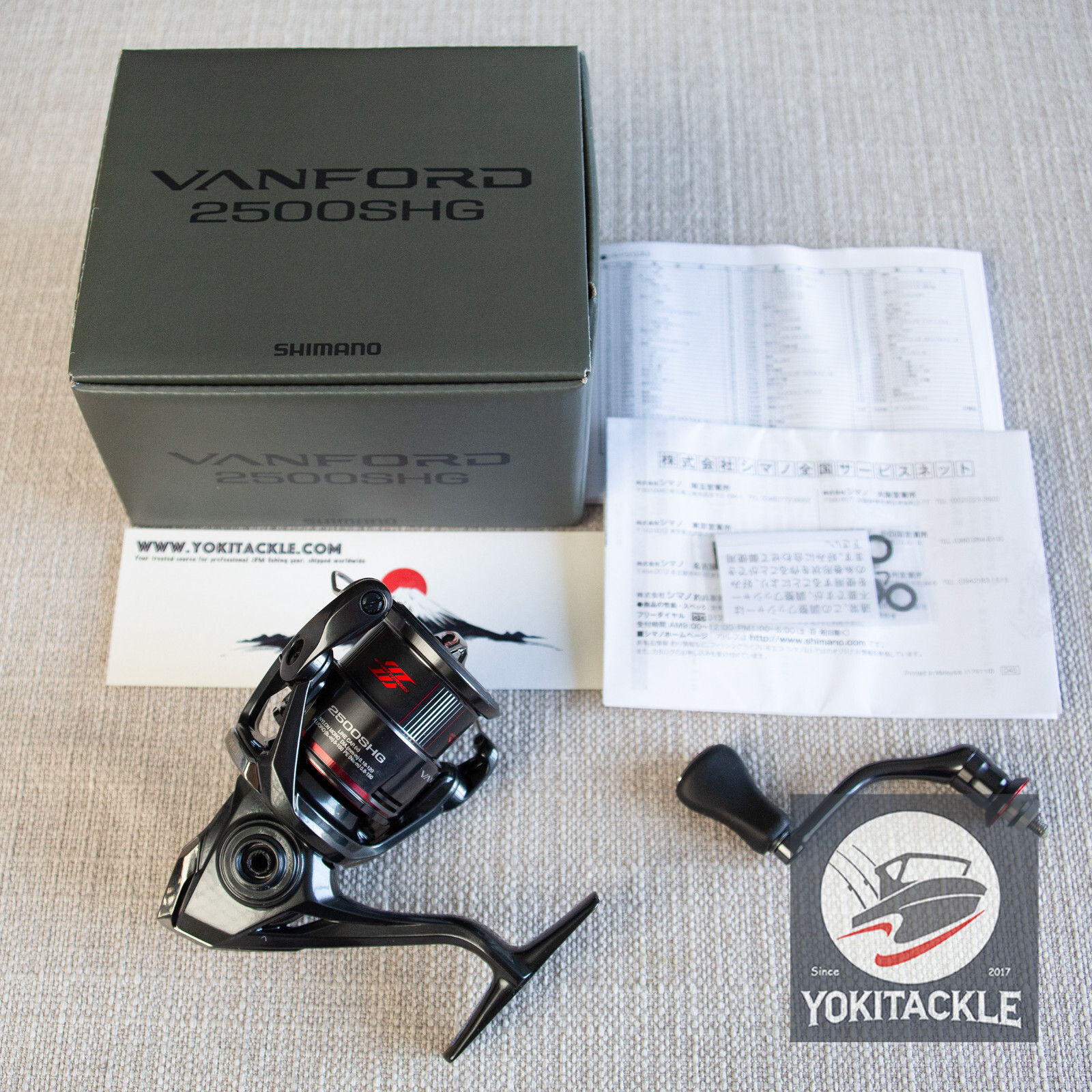 Shimano 24 VANFORD 2500SHG Spinning Reel shipping from JAPAN