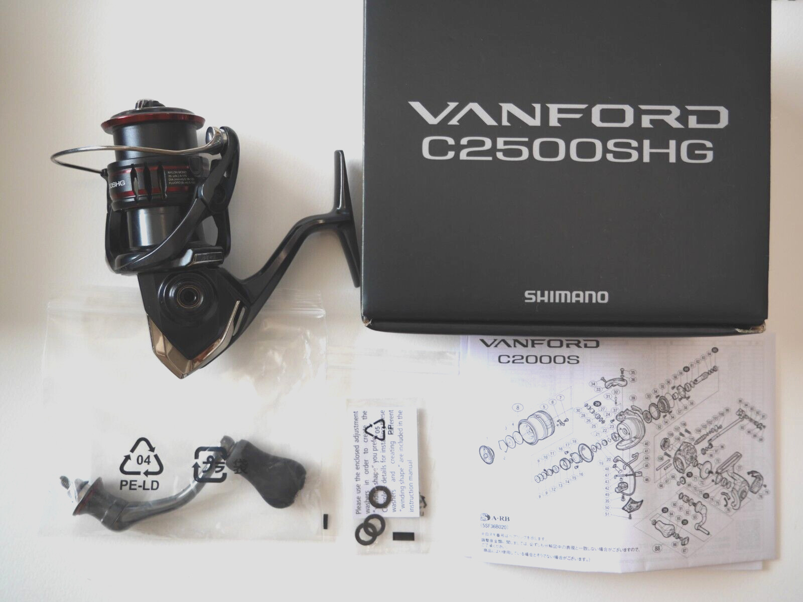 SHIMANO Spinning Reel 20 Vanford C2500SHG