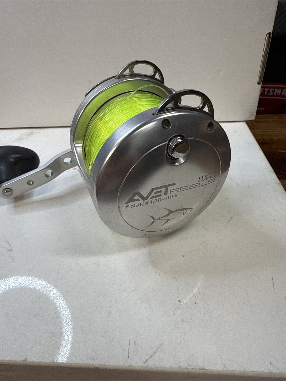 Avet HX 4.2 Single Speed Reel Made In USAmint Condition