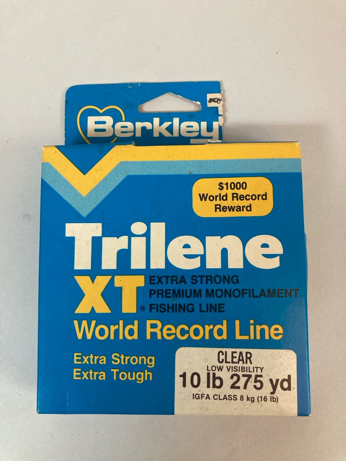 Berkley Trilene XT World Record Monofilament Line Lo-Vis Clear 10 lb. 275 Yard