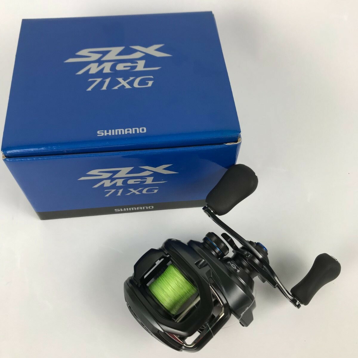 SHIMANO Baitcasting Reel 21 SLX 71XG 04051 Used B Rank w/ Box Manual Oil Japan