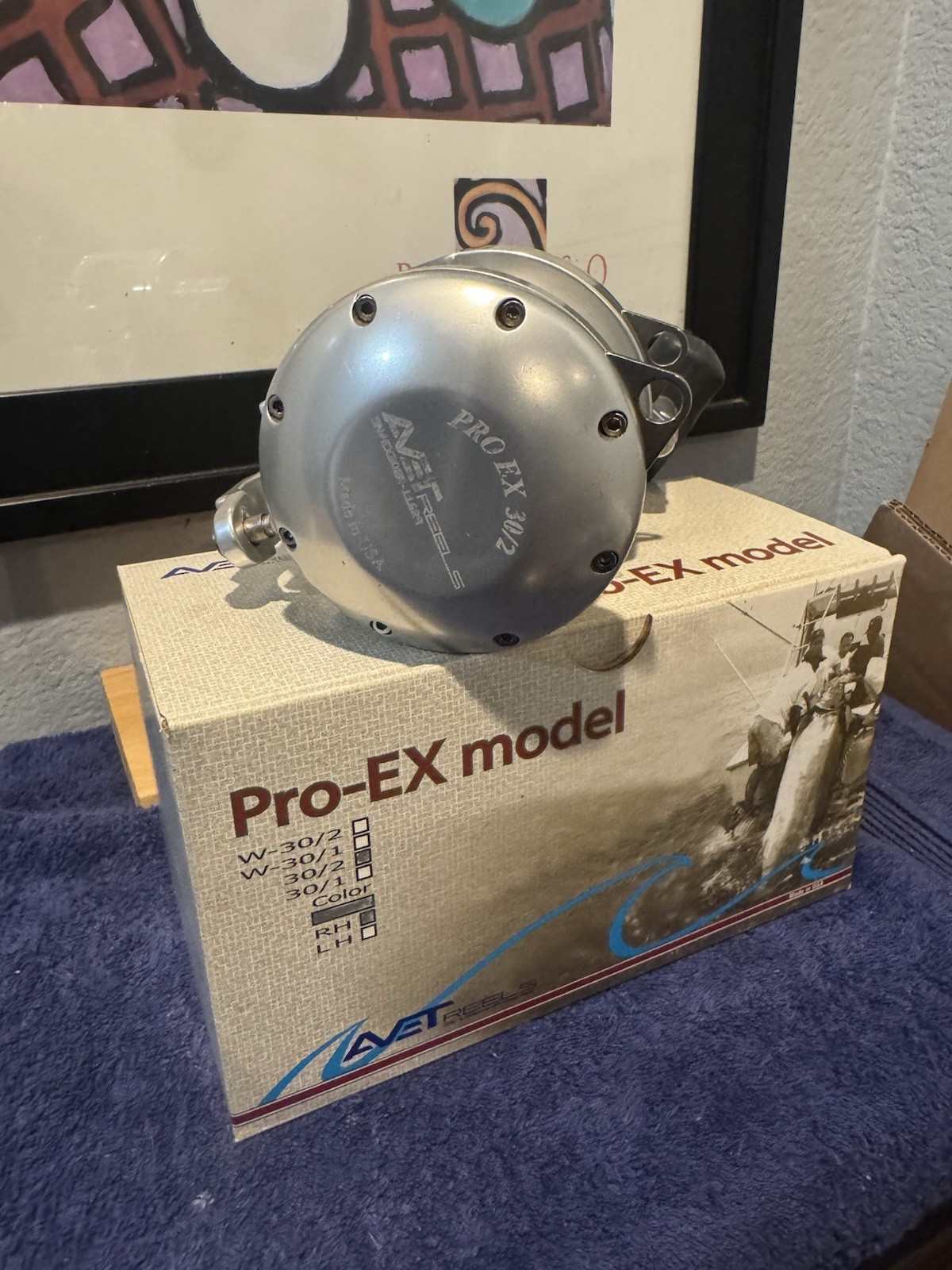 Avet EX Pro 30 Silver 2-Speed Right-Handed Reel
