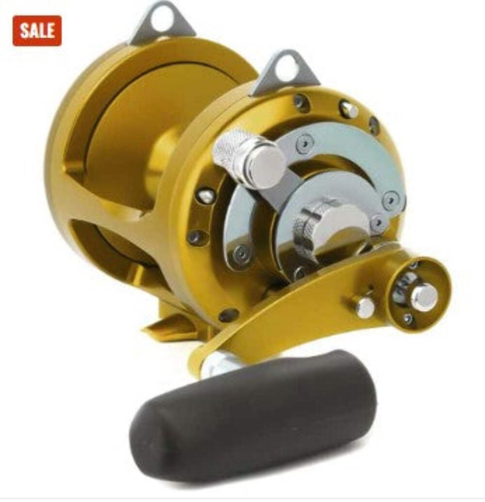 Avet EXW 30/2 Two-Speed Lever Drag Big Game Reels – Gold