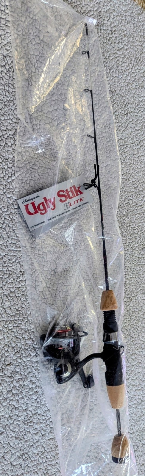Shakespeare Ugly Stik Elite Ice Fishing Spinning 28″ Rod 20 Reel Combo Med/Heavy post thumbnail image