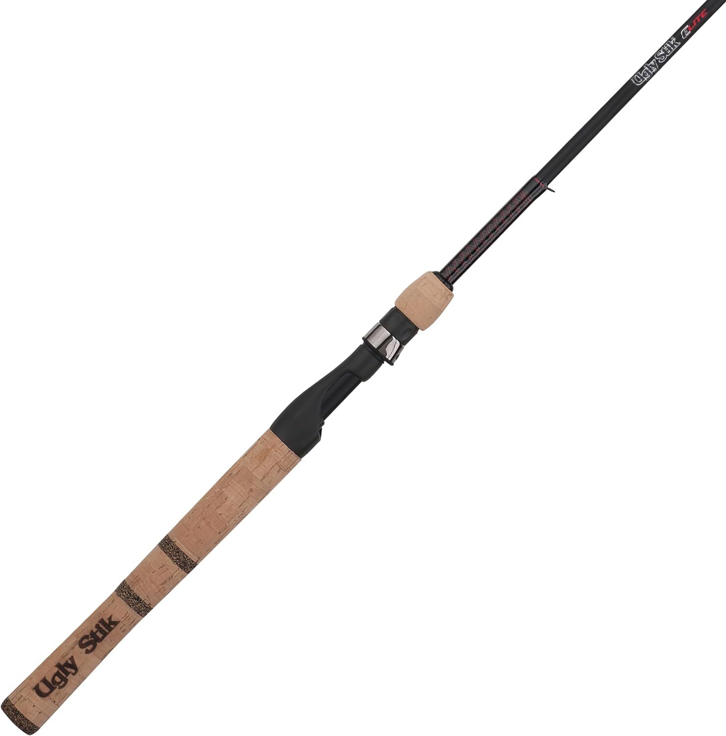 Ugly Stik Elite 7 Medium Spinning Rod 2Pc Multicolor Durable Fishing Rod