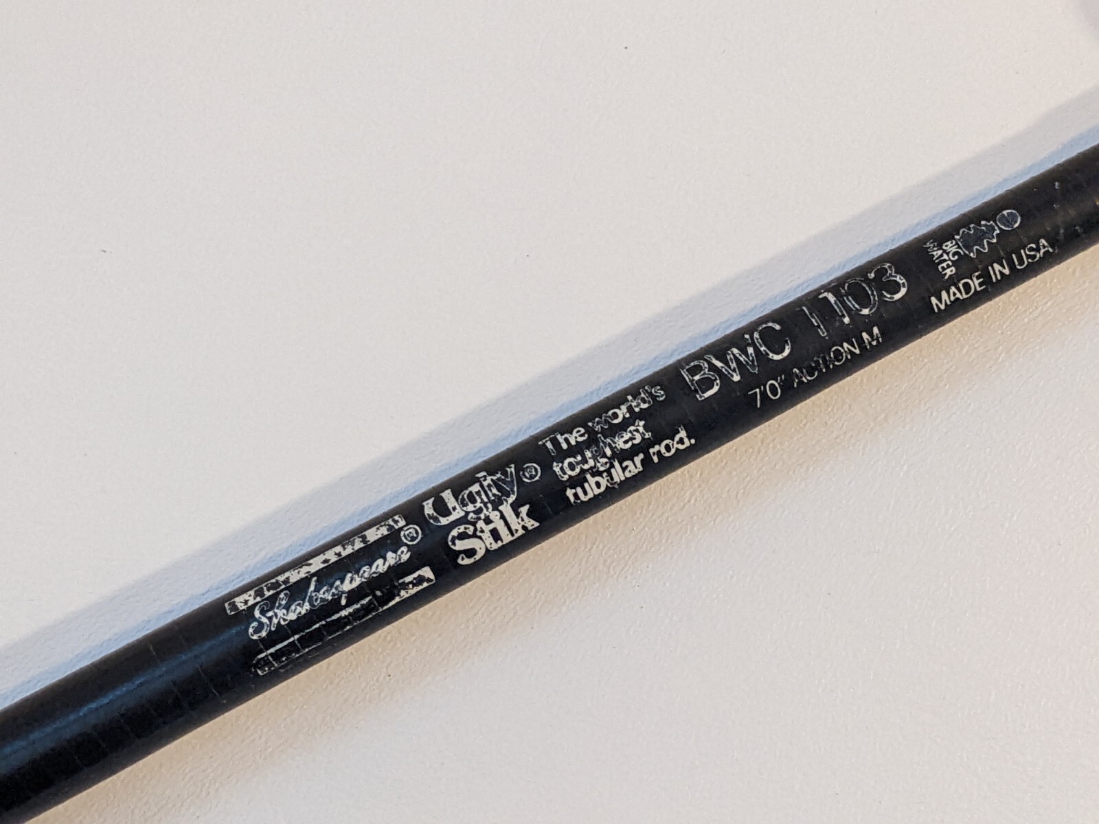 Shakespeare Ugly Stik 7′ 1 Pc Wonder Rod Big Water Action M BWC1103 20-40 lb USA