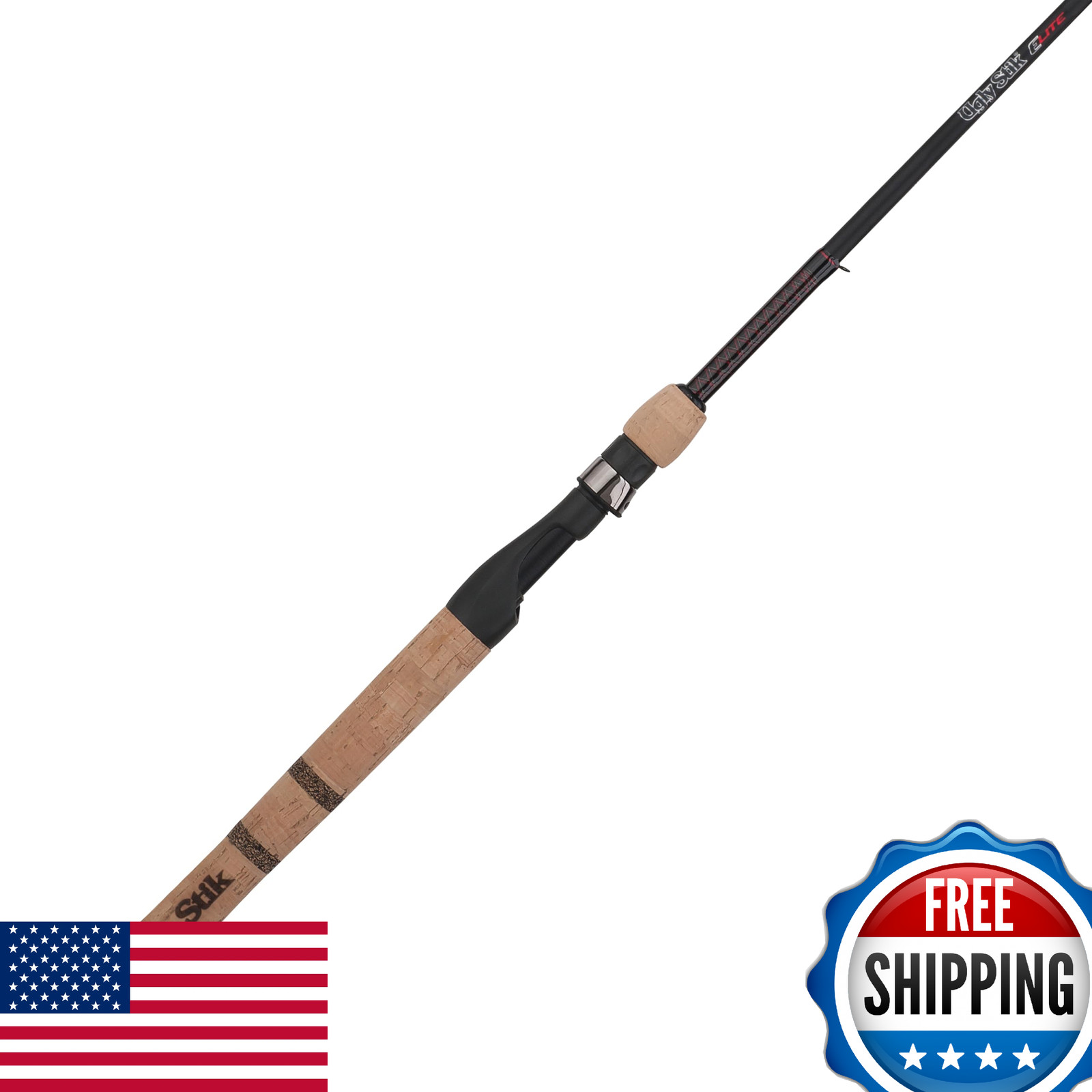 Shakespeare Ugly Stik 7’ Elite Spinning Rod 2-Piece Ultra Light Power Medium F