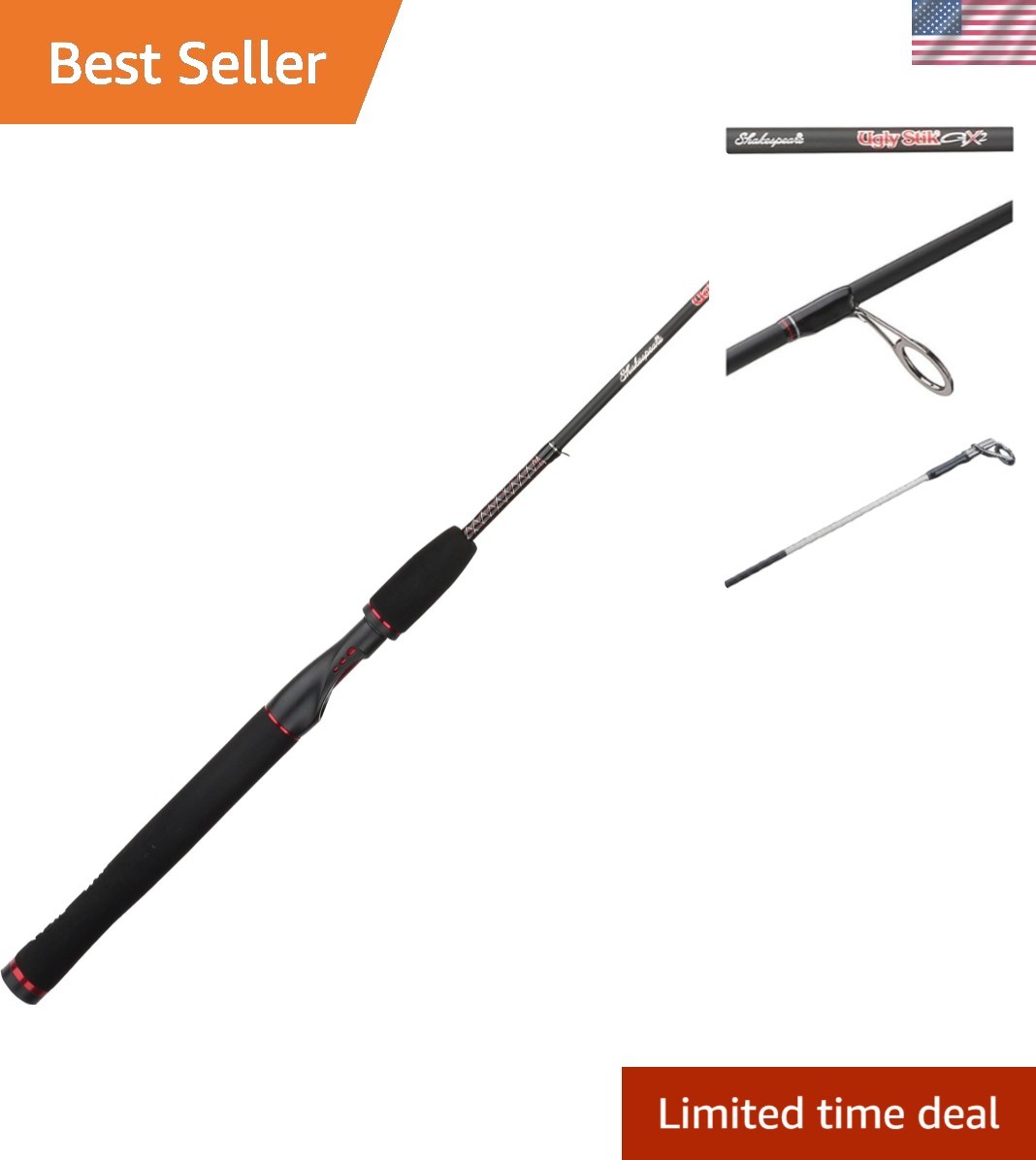 Durable 6’6″ GX2 Spinning Rod – Lightweight, Fast Action, Ultimate Sensitivity