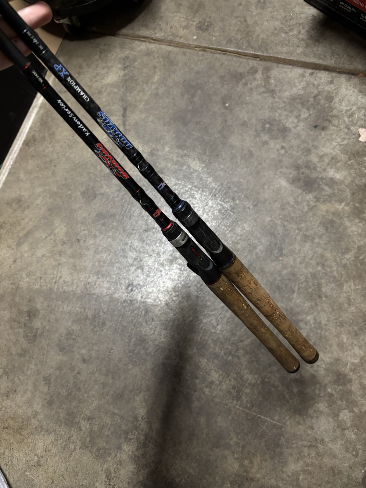 Dobyns Rod bundle Champion 744c jig rod special & kaden 745