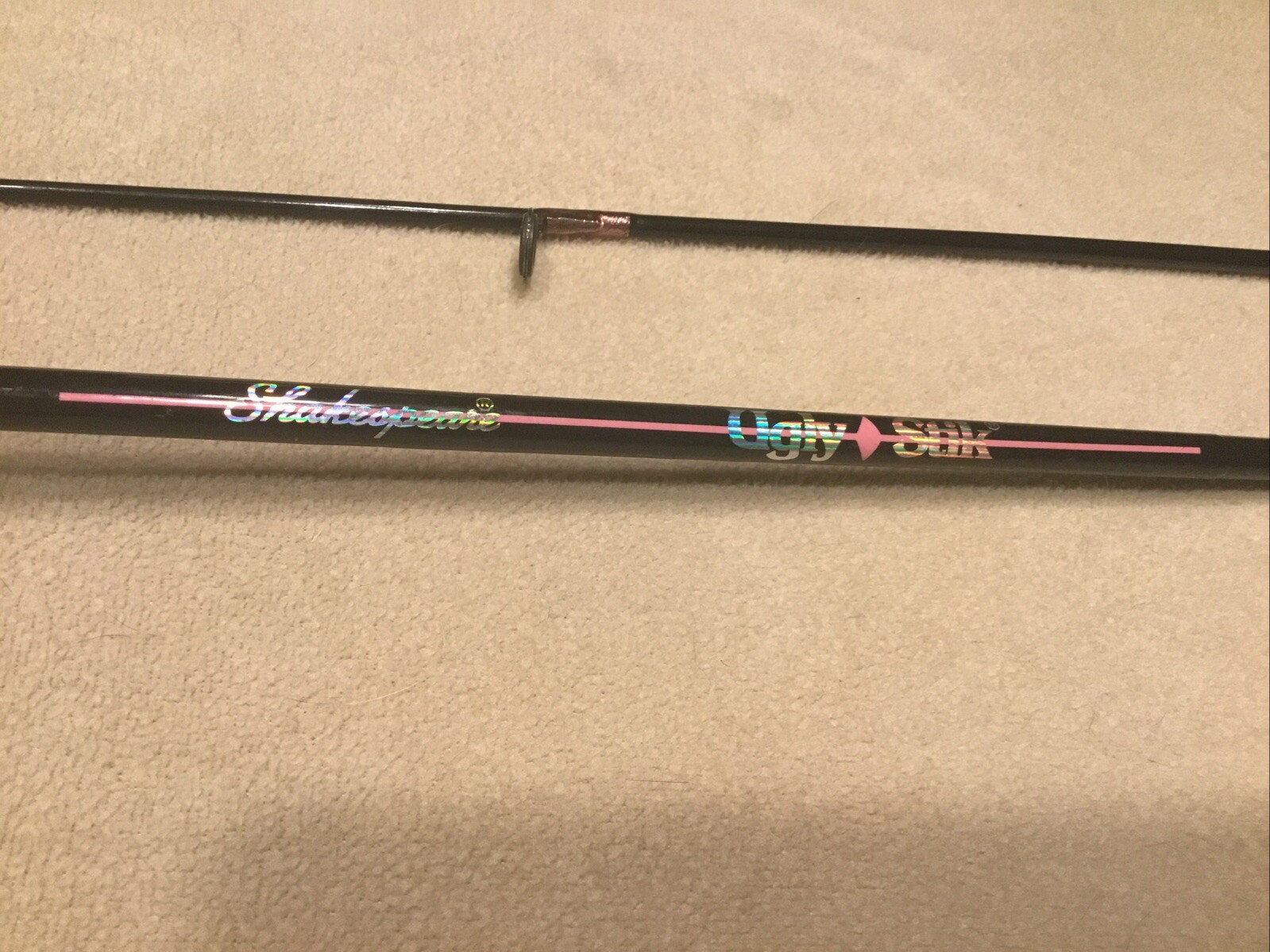 Shakespeare Ugly Stik  SC LADY 5’ Light Action 🎣 Fishing Pole 01E18CM -2 Piece.
